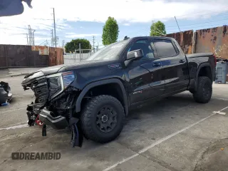 2024 GMC Sierra 1500 AT4 with VIN 3GTUUEEL4RG268757, listed as a Copart auction lot 53459225 with 4,264 mi miles and Salvage title. Bid and sale history available at DreamBid. Image 1.