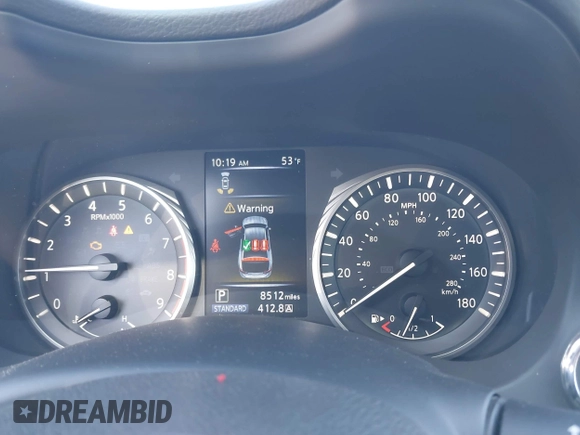 2023 Infiniti Q50 Luxe z VIN JN1EV7BR7PM541712, wystawiony jako IAAI lot #41942433 z przebiegiem 8 512 mil mil oraz . Historia ofert i sprzedaży dostępna na DreamBid. Obrazek 7.