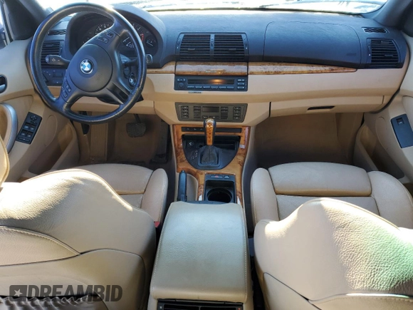 2002 BMW X5 4.4i with VIN 5UXFB335X2LH35651, listed as a Copart auction lot 49640415 with 133,972 mi miles and Salvage Title. Bid and sale history available at carsss.com. Image 8.