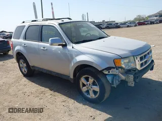 2011 Ford Escape Limited with VIN 1FMCU9EG6BKB58521, listed as a IAAI auction lot 40544002 with 188,607 mi miles and . Bid and sale history available at DreamBid. Image 1.