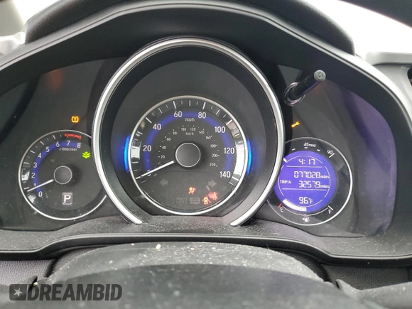 2017 Honda Fit LX with VIN 3HGGK5H55HM703996, listed as a Copart auction lot 61653735 with 77,028 mi miles and Salvage title. Bid and sale history available at DreamBid. Image 9.