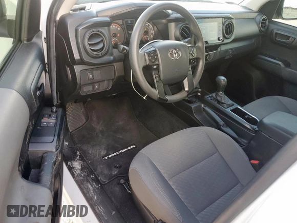 2023 Toyota Tacoma SR with VIN 3TYRX5GN3PT071058, listed as a Copart auction lot 62733165 with 28,441 mi miles and Salvage title. Bid and sale history available at DreamBid. Image 8.