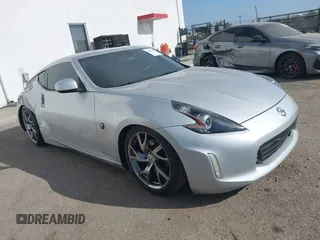 2018 Nissan 370Z Sport with VIN JN1AZ4EH5JM572503, listed as a IAAI auction lot 41925305 with 55,730 mi miles and . Bid and sale history available at DreamBid. Image 1.