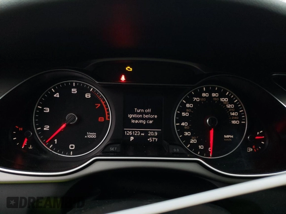 2015 Audi A4 Premium with VIN WAUBFAFL9FN003793, listed as a Copart auction lot 47063275 with 126,123 mi miles and Salvage Title. Bid and sale history available at carsss.com. Image 9.