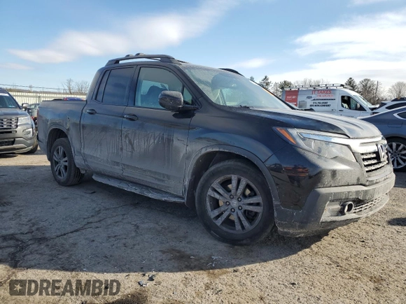 2019 Honda Ridgeline Sport with VIN 5FPYK3F10KB001871, listed as a Copart auction lot 43324885 with 171,273 mi miles and Salvage title. Bid and sale history available at DreamBid. Image 4.