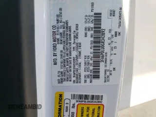 2016 Ford Fusion SE Hybrid with VIN 3FA6P0LU0GR342892, listed as a Copart auction lot 58869045 with 75,979 mi miles and Salvage title. Bid and sale history available at DreamBid. Image 12.
