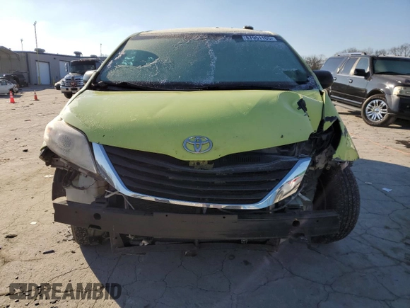 2013 Toyota Sienna L with VIN 5TDZK3DC7DS289422, listed as a Copart auction lot 87951105 with 183,949 mi miles and Salvage Title. Bid and sale history available at carsss.com. Image 5.