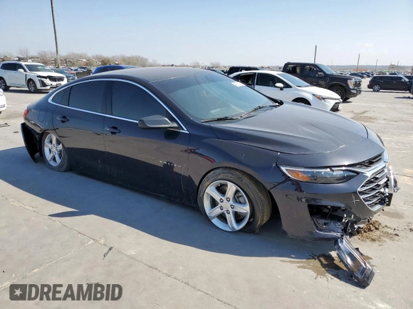 2022 Chevrolet Malibu LS with VIN 1G1ZB5ST8NF192271, listed as a Copart auction lot 48766895 with 37,656 mi miles and Salvage Title. Bid and sale history available at DreamBid. Image 4.