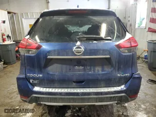 2017 Nissan Rogue SV with VIN 5N1AT2MVXHC777496, listed as a Copart auction lot 45189535 with 0 mi miles and Salvage Title. Bid and sale history available at carsss.com. Image 6.