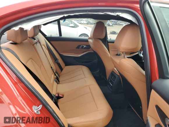 2024 BMW 3 Series 330i xDrive with VIN 3MW89FF09R8E04692, listed as a Copart auction lot 54345295 with 20,920 mi miles and Salvage title. Bid and sale history available at DreamBid. Image 10.