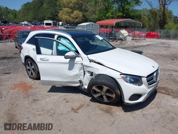 2016 Mercedes-Benz GLC 300 with VIN WDC0G4JB9GF055230, listed as a IAAI auction lot 42037366 with 82,222 mi miles and . Bid and sale history available at DreamBid. Image 1.