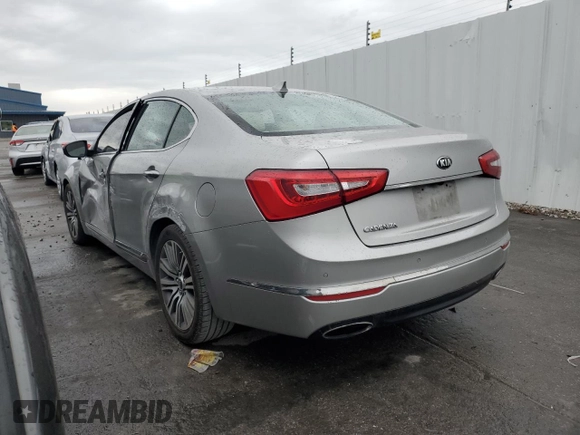 2014 Kia Cadenza Premium with VIN KNALN4D77E5130328, listed as a Copart auction lot 78710404 with 124,364 mi miles and Salvage Title. Bid and sale history available at carsss.com. Image 2.