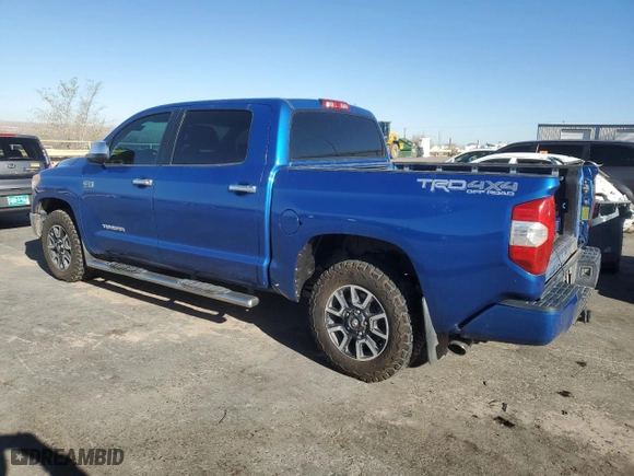 2017 Toyota Tundra 4WD Limited with VIN 5TFHW5F12HX603467, listed as a Copart auction lot 46814285 with 191,785 mi miles and Salvage Title. Bid and sale history available at carsss.com. Image 2.