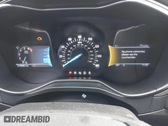 2015 Ford Fusion SE with VIN 3FA6P0H9XFR181132, listed as a IAAI auction lot 41075635 with 216,089 mi miles and . Bid and sale history available at DreamBid. Image 7.