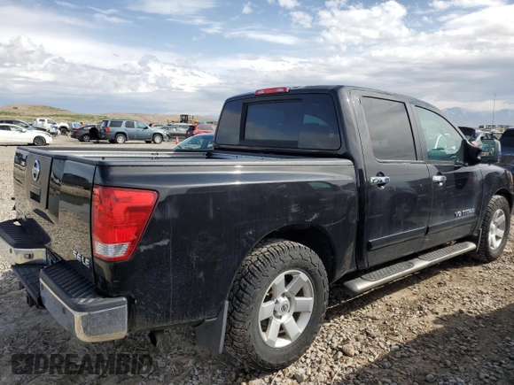 2005 Nissan Titan SE with VIN 1N6AA07A55N503384, listed as a Copart auction lot 51295665 with 92,942 mi miles and Salvage Title. Bid and sale history available at DreamBid. Image 3.