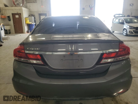 2014 Honda Civic Sedan EX with VIN 19XFB2F89EE047734, listed as a Copart auction lot 52445725 with 96,822 mi miles and Salvage Title. Bid and sale history available at carsss.com. Image 6.