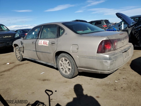 2003 Chevrolet Impala with VIN 2G1WF52E039439765, listed as a Copart auction lot 45054225 with 167,396 mi miles and Clean Title. Bid and sale history available at carsss.com. Image 2.
