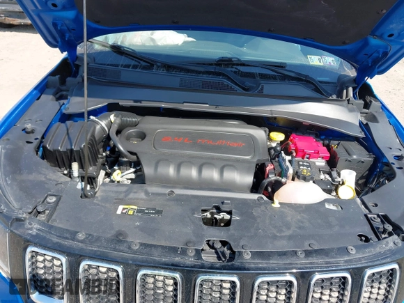 2020 Jeep Compass Sport with VIN 3C4NJDAB0LT142611, listed as a IAAI auction lot 41769615 with 93,753 mi miles. Bid and sale history available at carsss.com. Image 10.