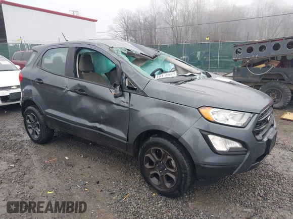 2020 Ford EcoSport S with VIN MAJ6S3FL0LC320581, listed as a IAAI auction lot 40914806 with 79,113 mi miles and . Bid and sale history available at DreamBid. Image 1.