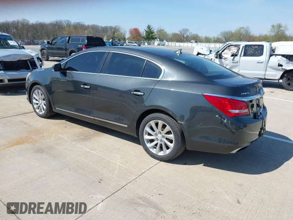 2014 Buick LaCrosse Leather with VIN 1G4GB5G32EF154876, listed as a IAAI auction lot 42093419 with 173,389 mi miles. Bid and sale history available at carsss.com. Image 3.