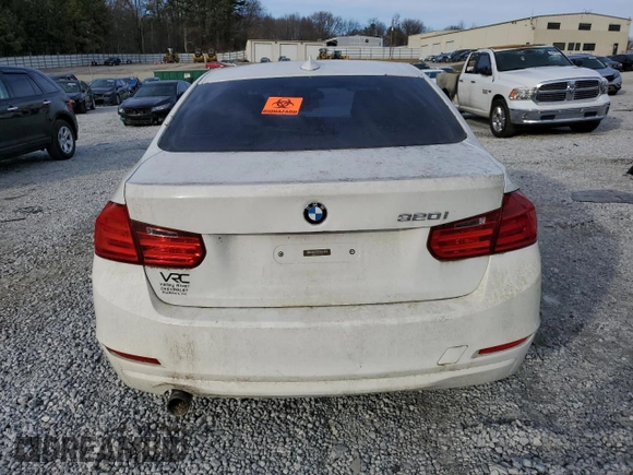 2015 BMW 3 Series 320i with VIN WBA3B1C54FK137747, listed as a Copart auction lot 42174305 with 0 mi miles and Salvage Title. Bid and sale history available at carsss.com. Image 6.