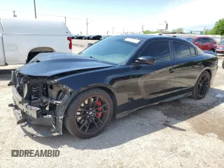 2019 Dodge Charger Scat Pack z VIN 2C3CDXGJ8KH576771, wystawiony jako Copart lot #54256455 z przebiegiem 60 131 mil mil oraz Szkoda całkowita • Salvage title. Historia ofert i sprzedaży dostępna na DreamBid. Obrazek 1.