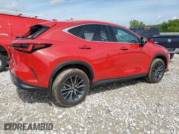 2023 Lexus NX with VIN 2T2AGCEZ2PC030136, listed as a Copart auction lot 62011404 with 4,860 mi miles and Salvage Title. Bid and sale history available at carsss.com. Image 3.