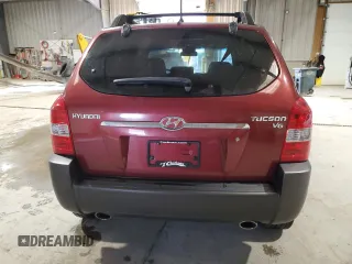2007 Hyundai Tucson SE with VIN KM8JN12D67U612469, listed as a Copart auction lot 50362605 with 111,459 mi miles and Clean Title. Bid and sale history available at carsss.com. Image 6.