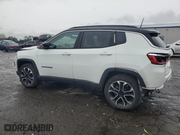 2023 Jeep Compass Limited with VIN 3C4NJDCN7PT501966, listed as a Copart auction lot 56692575 with 18,430 mi miles and Salvage title. Bid and sale history available at DreamBid. Image 2.