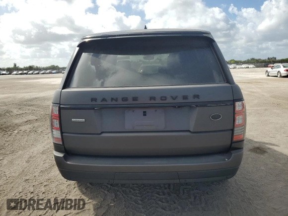 2017 Land Rover Range Rover with VIN SALGR2FV2HA363076, listed as a Copart auction lot 44430135 with 59,275 mi miles and Salvage title. Bid and sale history available at DreamBid. Image 6.