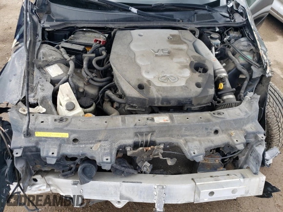 2006 Infiniti G35 with VIN JNKCV51F76M604918, listed as a Copart auction lot 53814264 with 132,414 mi miles and Salvage Title. Bid and sale history available at DreamBid. Image 12.