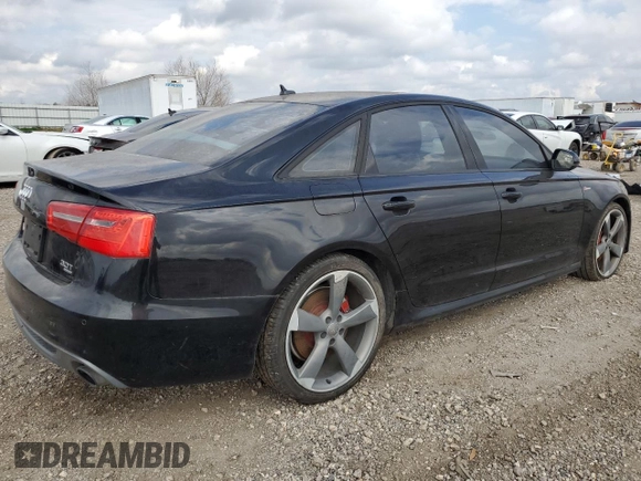 2014 Audi A6 3.0T Prestige with VIN WAUHGAFC5EN125377, listed as a Copart auction lot 44067455 with 128,309 mi miles and Clean Title. Bid and sale history available at carsss.com. Image 3.