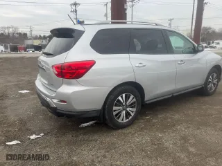 2018 Nissan Pathfinder SL with VIN 5N1DR2MM6JC608990, listed as a Copart auction lot 88999715 with 76,438 mi miles and Clean Title. Bid and sale history available at carsss.com. Image 4.