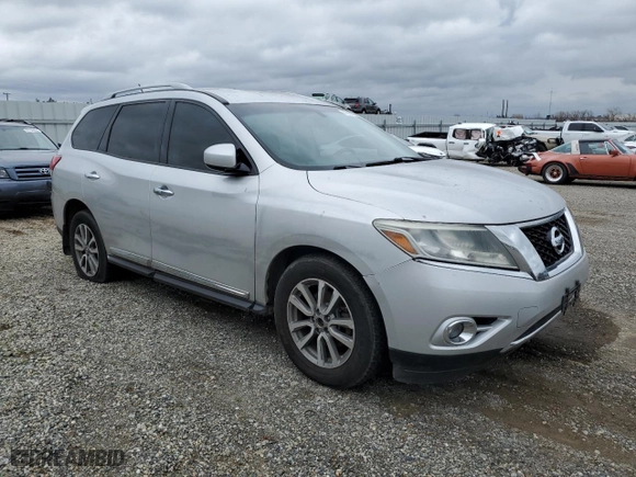 2014 Nissan Pathfinder Platinum with VIN 5N1AR2MM4EC638630, listed as a Copart auction lot 47665715 with 154,857 mi miles and Clean Title. Bid and sale history available at carsss.com. Image 4.