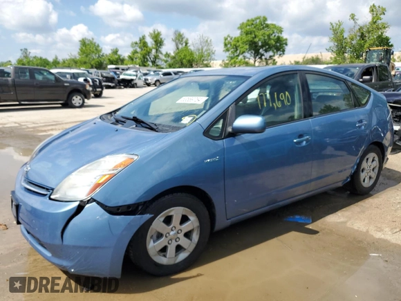 2008 Toyota Prius with VIN JTDKB20U487719966, listed as a Copart auction lot 53589764 with 177,690 mi miles and Salvage Title. Bid and sale history available at carsss.com. Image 1.