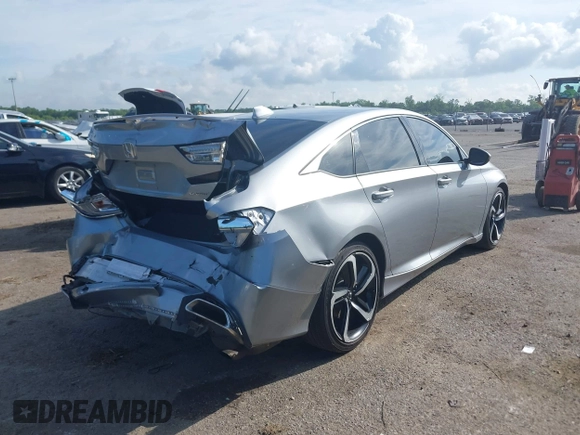 2019 Honda Accord Sport with VIN 1HGCV1F34KA089432, listed as a IAAI auction lot 42134526 with 62,398 mi miles and . Bid and sale history available at DreamBid. Image 4.