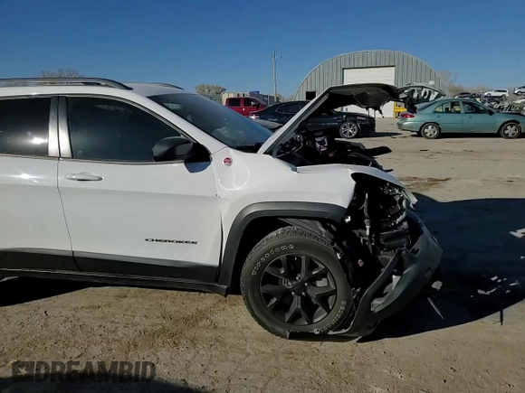 2018 Jeep Cherokee Trailhawk with VIN 1C4PJMBB1JD549783, listed as a Copart auction lot 77056883 with 84,404 mi miles and Non repairable. Bid and sale history available at DreamBid. Image 10.