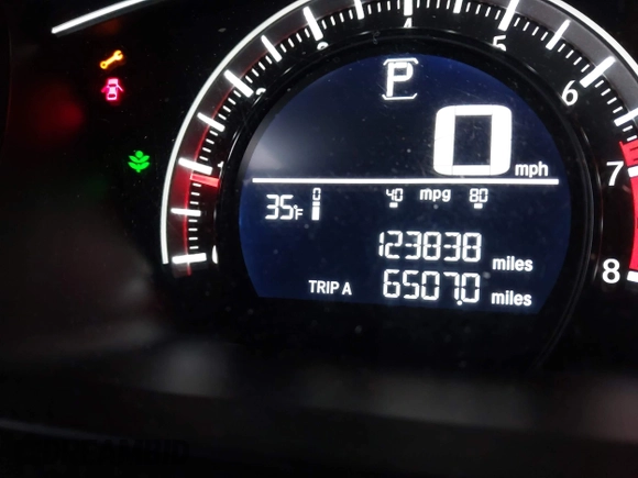 2018 Honda Civic LX with VIN 2HGFC2F56JH585343, listed as a IAAI auction lot 41558691 with 123,838 mi miles. Bid and sale history available at carsss.com. Image 16.