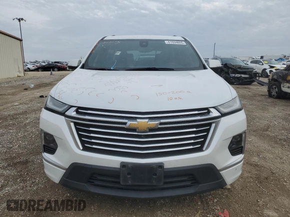 2022 Chevrolet Traverse Premier with VIN 1GNERKKWXNJ175552, listed as a Copart auction lot 41934655 with 63,582 mi miles and Clean title. Bid and sale history available at DreamBid. Image 5.