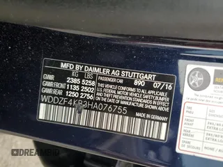 2017 Mercedes-Benz E 300 Luxury z VIN WDDZF4KB3HA076755, wystawiony jako Copart lot #56703125 z przebiegiem Nie podano mil oraz Czysty tytuł • Clean title. Historia ofert i sprzedaży dostępna na DreamBid. Obrazek 12.