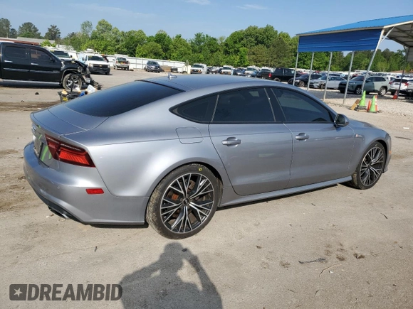 2017 Audi A7 Premium Plus with VIN WAUW2AFC1HN053703, listed as a Copart auction lot 52432655 with 86,090 mi miles and Salvage Title. Bid and sale history available at carsss.com. Image 3.