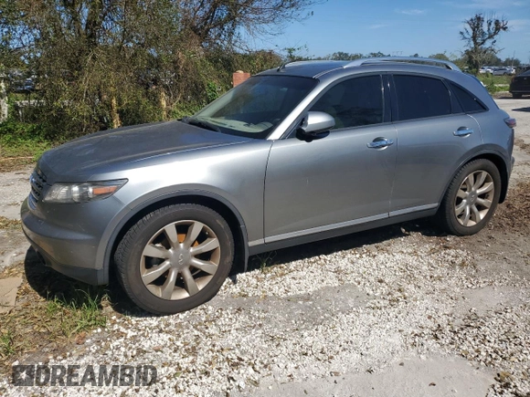2006 Infiniti FX35 with VIN JNRAS08U86X103270, listed as a Copart auction lot 75599634 with 109,813 mi miles and Salvage Title. Bid and sale history available at carsss.com. Image 1.