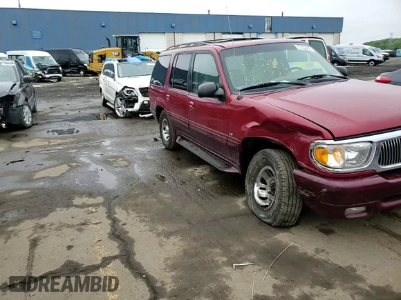 1999 Mercury Mountaineer with VIN 4M2DU55P5XUJ16364, listed as a Copart auction lot 57493435 with 166,256 mi miles and Clean title. Bid and sale history available at DreamBid. Image 14.