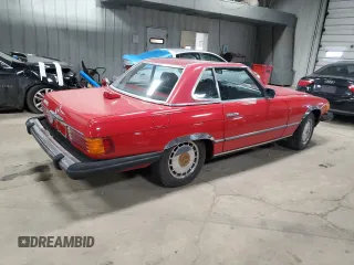 1982 Mercedes-Benz 380 with VIN WDBBA45A9CB015960, listed as a Copart auction lot 83823724 with 141,060 mi miles and Clean Title. Bid and sale history available at carsss.com. Image 3.