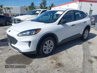 2020 Ford Escape S with VIN 1FMCU0F65LUC46922, listed as a IAAI auction lot 41468153 with 82,877 mi miles and . Bid and sale history available at carsss.com. Image 2.