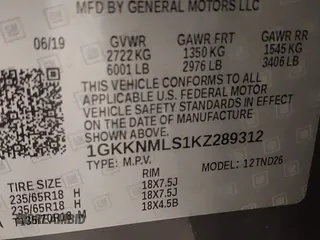 2019 GMC Acadia SLT with VIN 1GKKNMLS1KZ289312, listed as a IAAI auction lot 42123763 with 76,352 mi miles and . Bid and sale history available at DreamBid. Image 9.