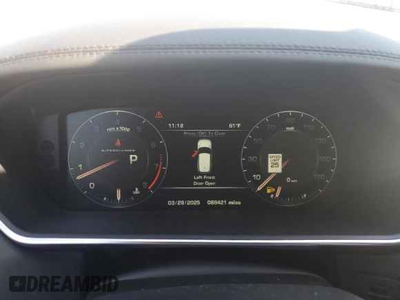 2016 Land Rover Range Rover Sport Dynamic with VIN SALWR2EF2GA581278, listed as a Copart auction lot 50249655 with 88,421 mi miles and Salvage Title. Bid and sale history available at DreamBid. Image 9.