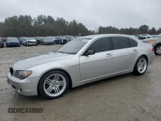 2006 BMW 7 Series 760Li with VIN WBAHN03576DD98403, listed as a Copart auction lot 50350415 with Not provided miles and Clean title. Bid and sale history available at DreamBid. Image 1.