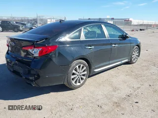 2016 Hyundai Sonata Sport with VIN 5NPE34AF2GH414630, listed as a IAAI auction lot 41653099 with 117,258 mi miles and . Bid and sale history available at DreamBid. Image 4.