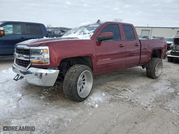 2016 Chevrolet Silverado 1500 LT with VIN 1GCVKREC1GZ230014, listed as a Copart auction lot 87101644 with 127,269 mi miles and Salvage Title. Bid and sale history available at carsss.com. Image 1.